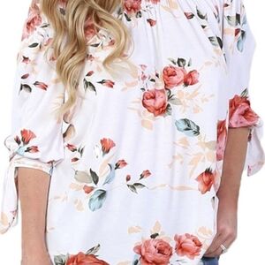 Floral Off-Shoulder Women's Top